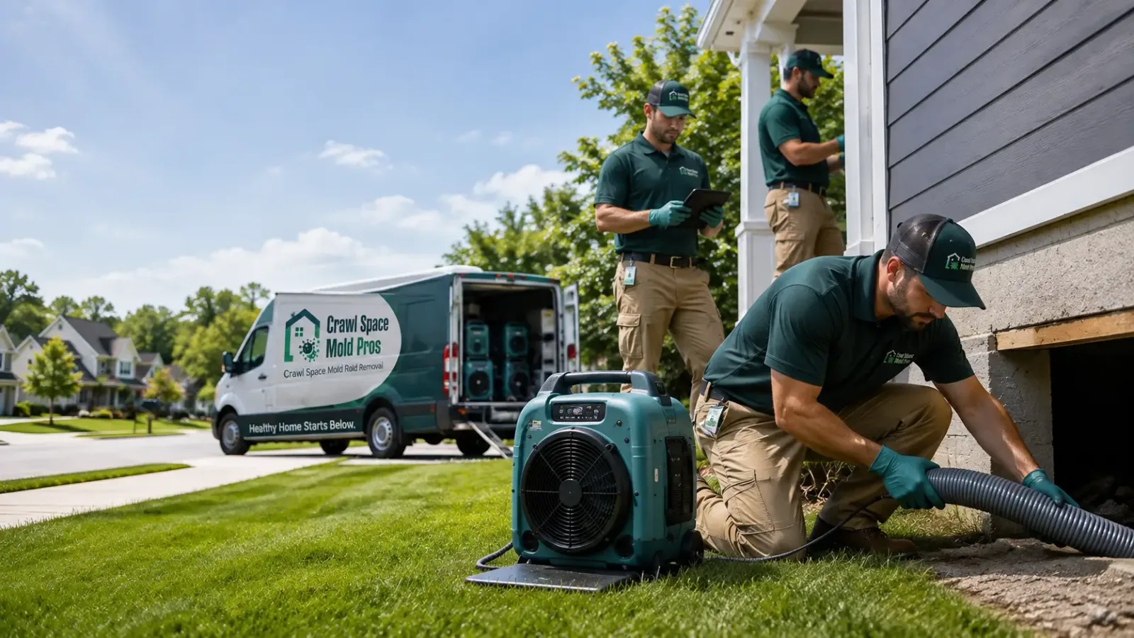 Crawl Space Mold Removal in La Crescent, MN